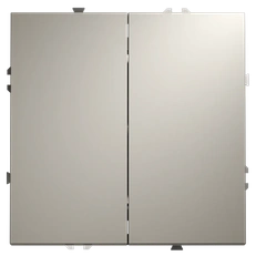 Изображение Проходной переключатель встраиваемый VOLTUM S70 двухклавишный 10А (кашемир)